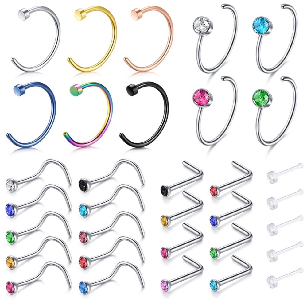 Nose rings 18g